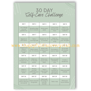 30 Days Self-Care Challenge