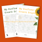 My Sunflower Growth Graph shop image orange