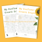 My Sunflower Growth Graph shop image yellow