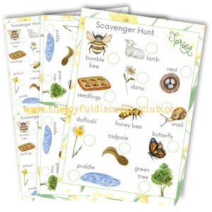Spring Scavenger Hunt