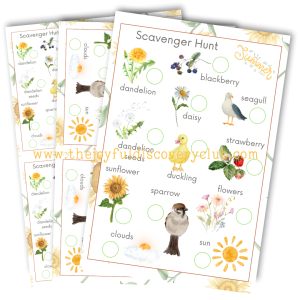 summer scavenger hunt